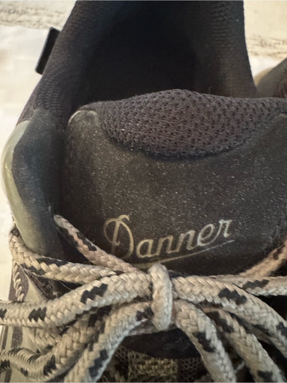 Danner Men's Olive Green and Black Trail Shoes - Picture 2 of 8